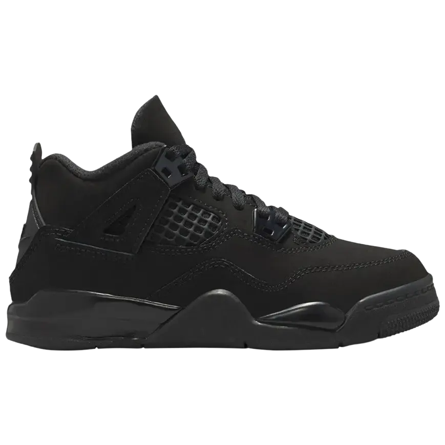 Air Jordan 4 Retro TD/PS 'Black Cat' 2025, Toddler, Shoe