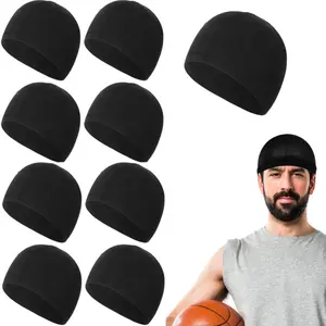 9 Pieces Skull Caps Motorcycle Riding Helmet Liner Sweat Wicking Cooling Head Cover Balaclavas for Men Women Summer Sunscreen Hat