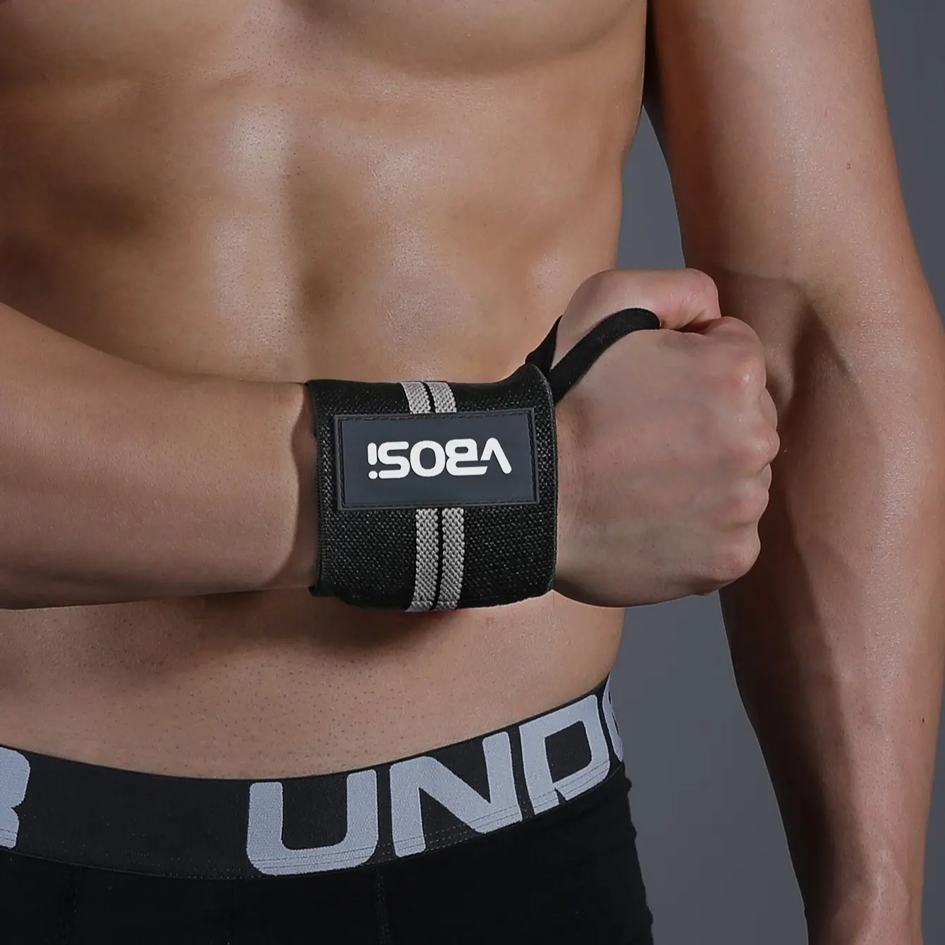 1 Piece Women Men Adjustable Wrist Support Wraps Wrist Straps Wrist Band with Thumb Loop for Weightlifting Horizontal Bar Gym Accessories Wrist Accessory Sports Wristband