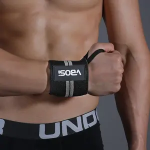 1 Piece Women Men Adjustable Wrist Support Wraps Wrist Straps with Thumb Loop for Weightlifting Horizontal Bar Gym Accessories