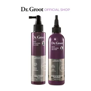Dr. Groot In Shower + Scalp Tonic Duo, Miracle in Shower Treatment, Scalp Revitalizing Solution Scalp Relief Tonic Spray, Haircare