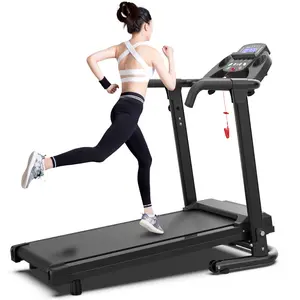 Foldable Treadmill for Home 2.5HP Portable Treadmill with Handles 300 lbs Capacity APP Control LED Display Folding Walking Pad for Fitness