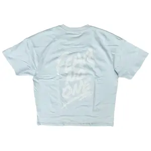Special Edition L'ESSENCE Oversized Tshirt Special Edition - Fear No One Cotton Fabric Menswear Top  Natural Original Print Sleeves Small