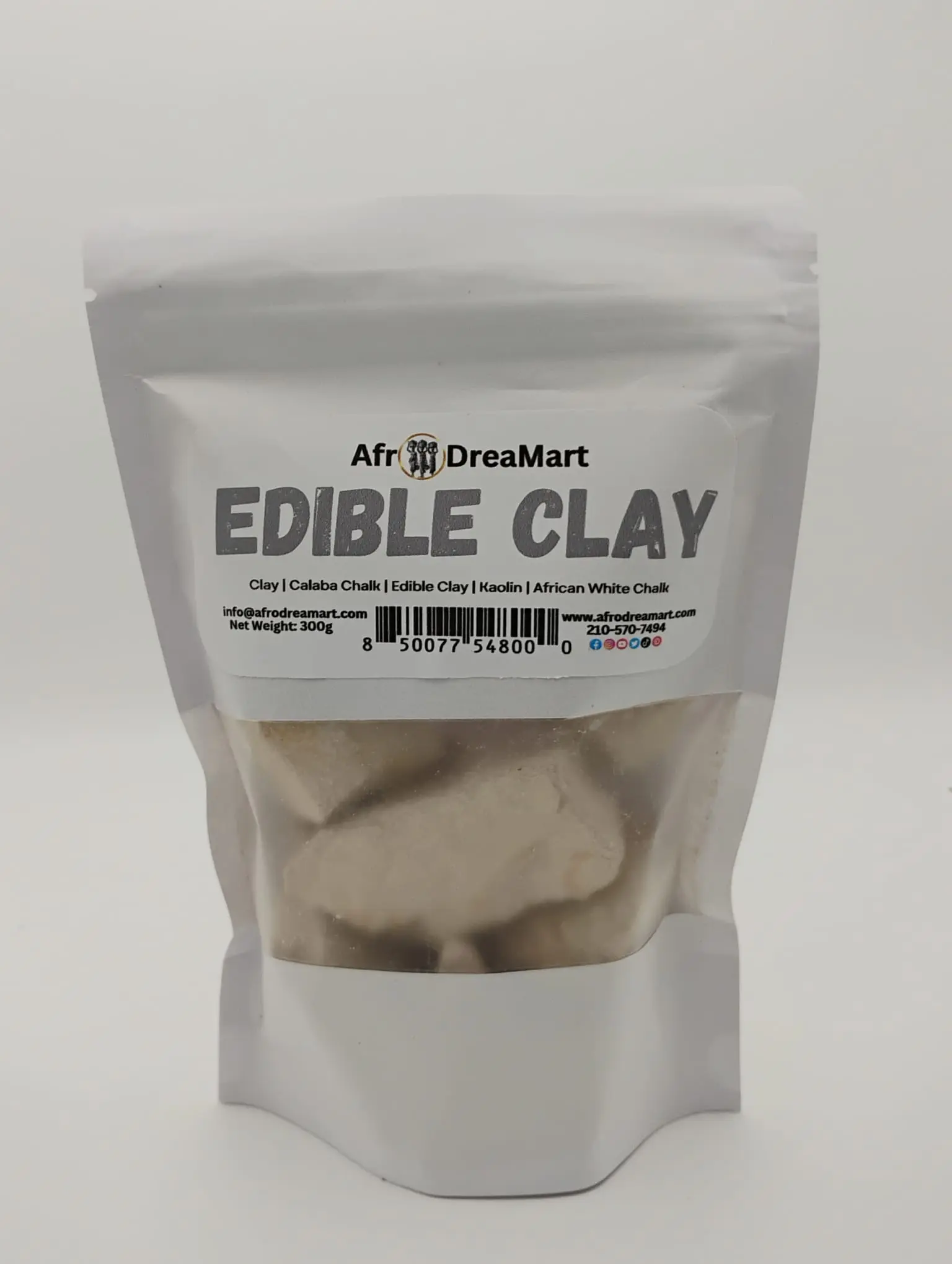 Edible Clay| kaolin| 500g| 17.6oz