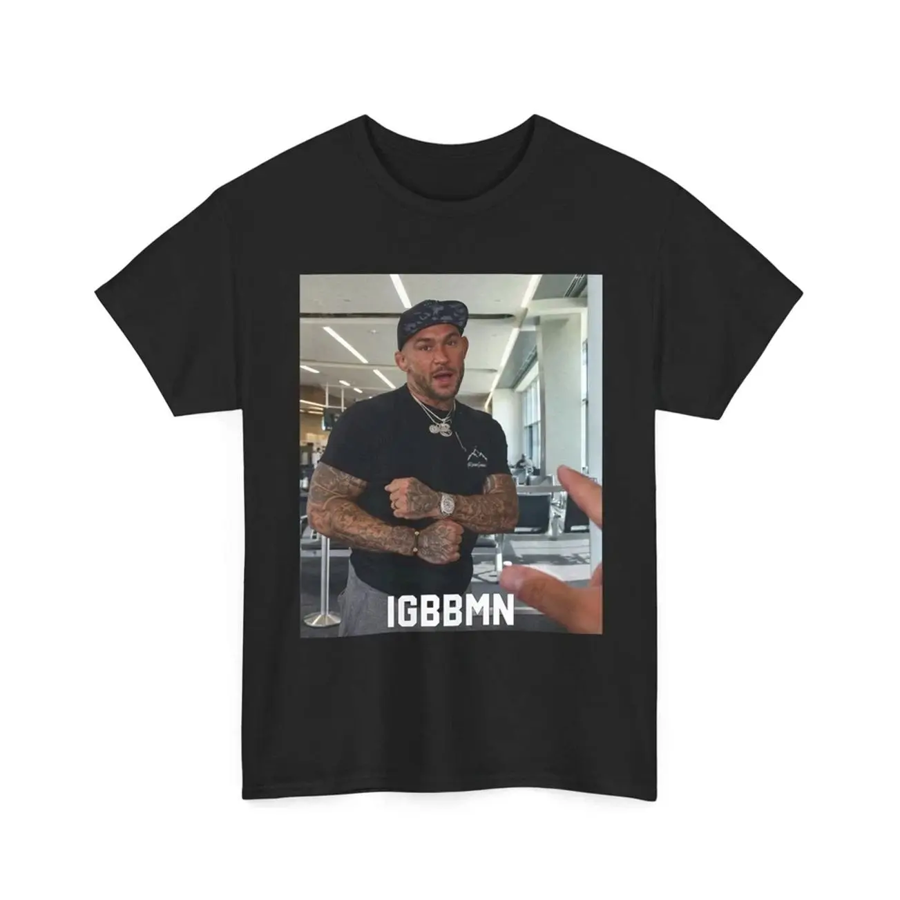 Women's Cotton Short-Sleeve Casual Classic Dustin Poirier IGBBMN Funny Viral Meme T-Shirt XHU Clothes, Shortsleeve, Fabric
