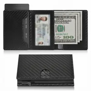 Smart Wallet for Men Large Capacity 10-15 Card RFID Blocking Bifold Wallet Slim Minimalist Credit Card Holder with ID Window Cash Slot