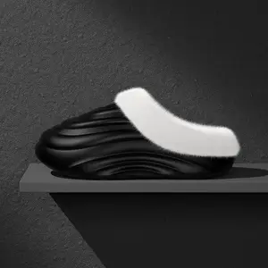 Yassia Cozy Waterproof Fleece-Lined Winter Slides Cotton shoes for men and women | Warm & Non-Slip Indoor Outdoor Slippers