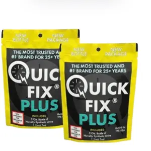 2 Pcs Quick fix plus synthetic urine for educational purposes