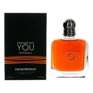 Stronger With You Intensely by Giorgio Armani for Men - 3.4 oz EDP Spray