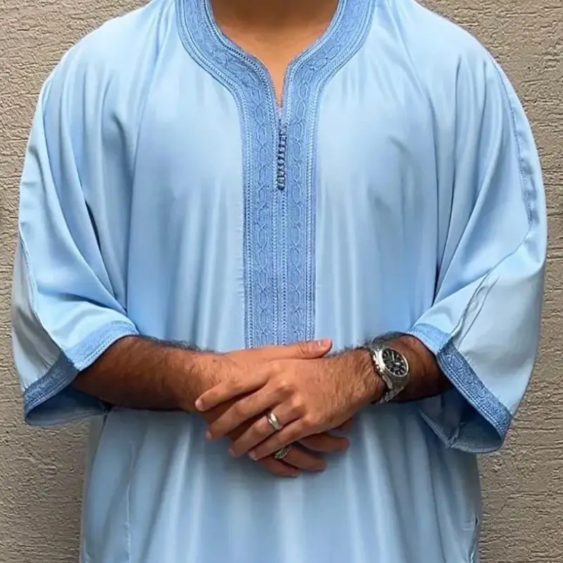 PREMIUM GANDOURA - Men's Moroccan style thobe traditional clothing