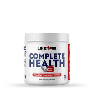 Like A Pro Complete Health V3 Full Spectrum Multivitamin 60 Serving All In One Wellness Powder Gut Immunity Detox Capsules for Heart Kidney Liver & Immune Support Healthcare Supplement