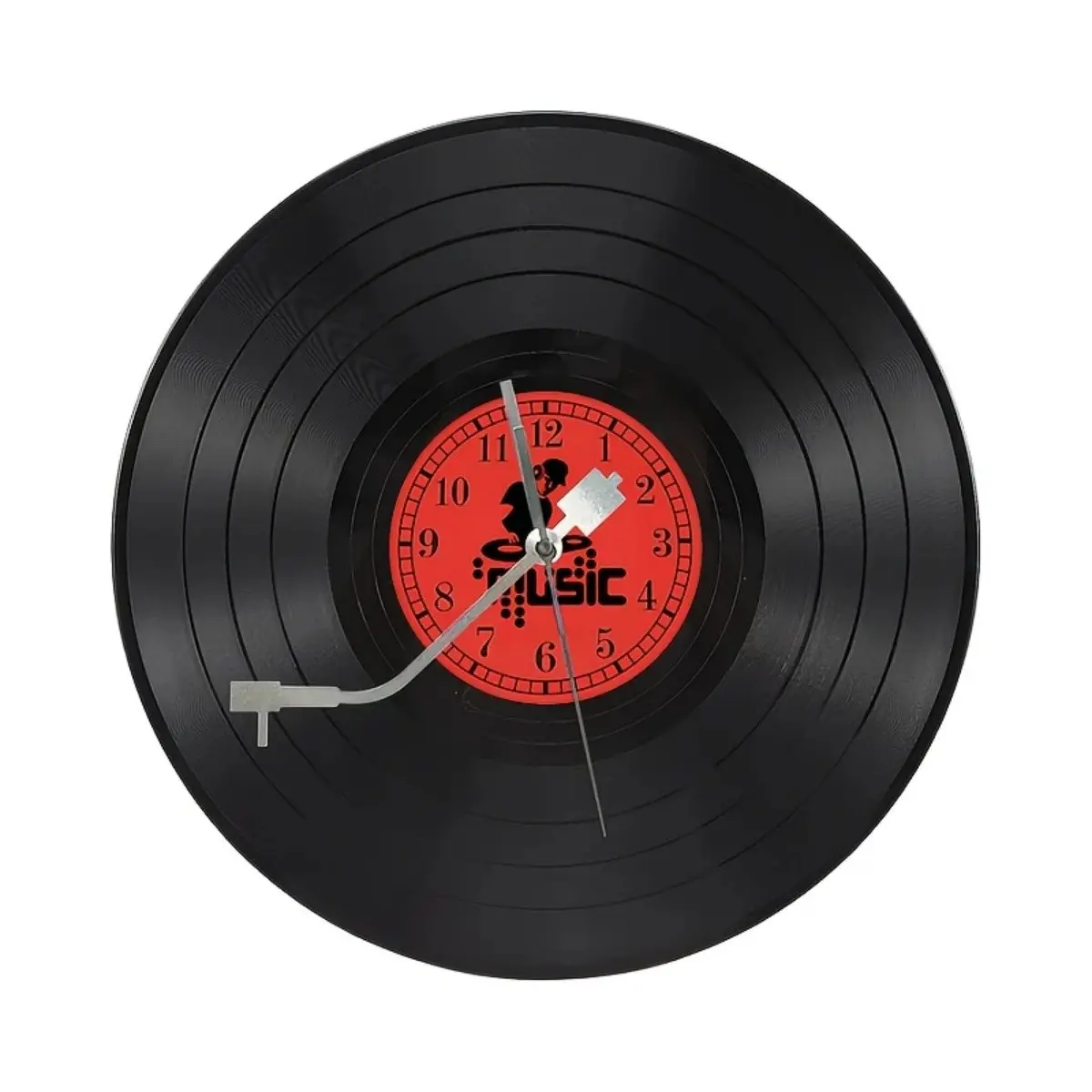 Vinyl record wall clock, Living room wall clock, retro style, Decorative Clock, suitable for home decoration, wall decoration, festival gifts, birthday gifts, tabletop ornaments, and art collections, Vintage Clock
