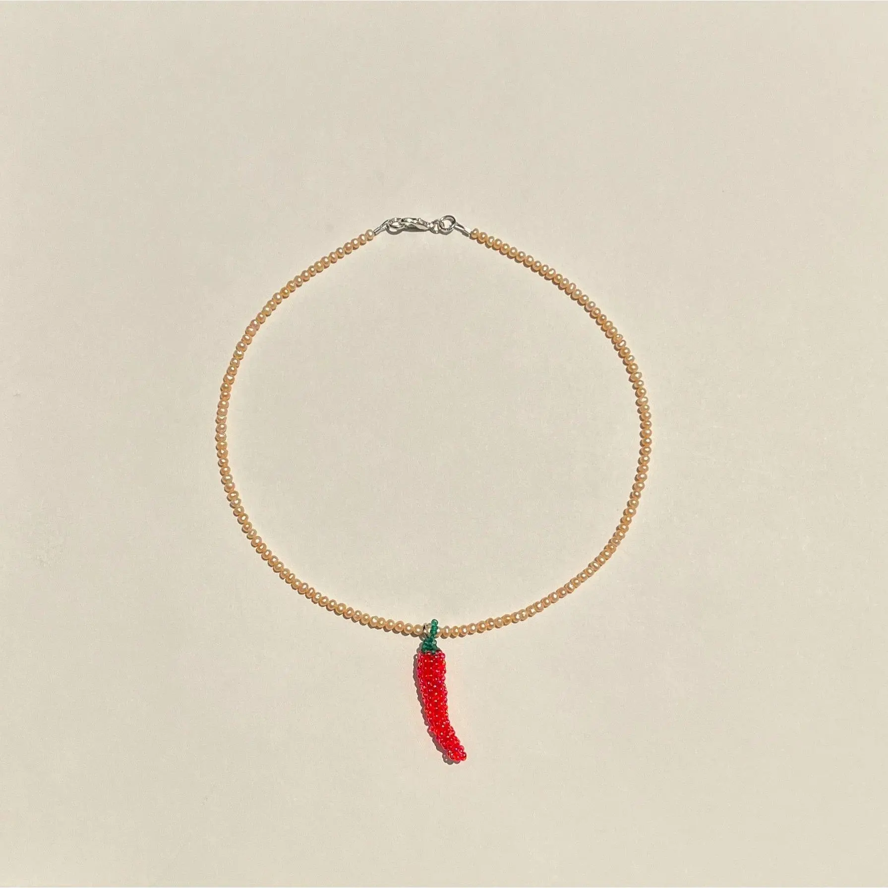 RED HOT CHILI PEPPER NECKLACE