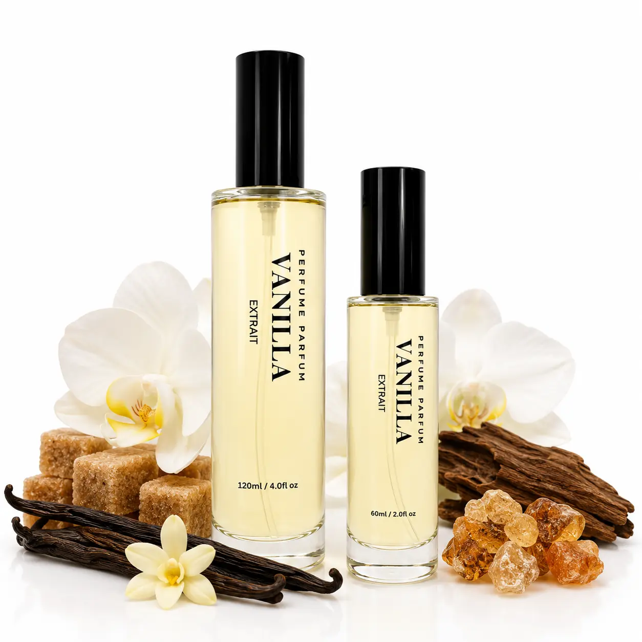 Vanilla | Extrait de Parfum | Vanilla Orchid & Brown Sugar | Luxury Inspired Scent | 60ml / 120ml