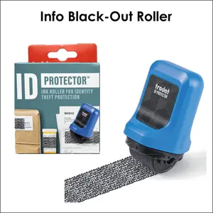 Black Out Roller for Identity Theft Protection and Security, Blacking Out on Envelopes, Bank Documents, No Shredding