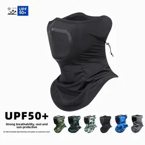 UPF50+ Ice Silk Balaclava | Sunscreen Motorcycle Face Mask | Camouflage Outdoor Headgear #UPF50+ #MotorcycleGear #UVProtection