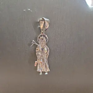 .925 Santa Muerte Pendant