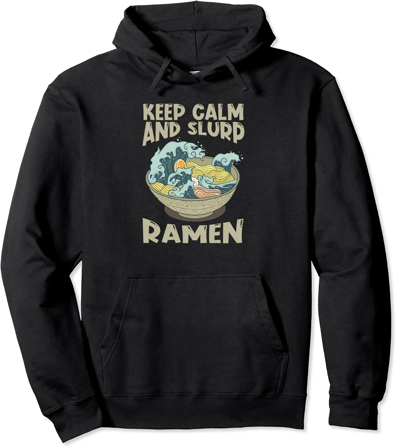 Ramen Japan Kawaii Noodle Bowl Kanagawa Wave Pullover Hoodie - Sabrinasmitl Shop 64B09NW5BJRG