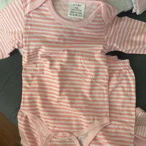 JY.COZY FOR BABY Girl Clothes 10 pieces Set Pink Pure Cotton 5 Long-Sleeve Romper onesie 5 Pants outfit Soft footie Breathable homewear Comfortable pajamas Newborns cloth baby stuff  with Roomy Fit Stylish cute Design