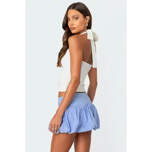 Marisol Straight Neck Halter Top