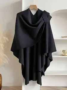 Women's Solid Color Scarf, Fashionable Long Shawl for Women, Elegant All-match Fashion Accessories for Daily Wear, Trendy Exquisite Scarf for Birthday Gift, Tignon Scarf