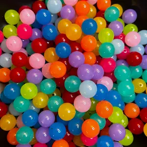 20 pcs 16mm acrylic jelly bead mix