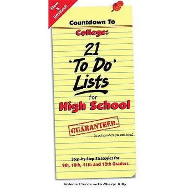 USED-Countdown to College: 21 'to-do' Lists for High School: Step-by-step Strategies for 9th, 10th, 11th and 12th Graders by Valerie Pierce (Paperback)