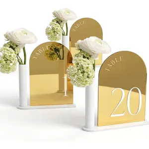 Table Numbers 1-20 - Number Holders For Wedding Reception ,   Sign Stands , Stand Signs Holder , Events And Restaurant Tables , Party With  Cards , Elegant at Event , Boho