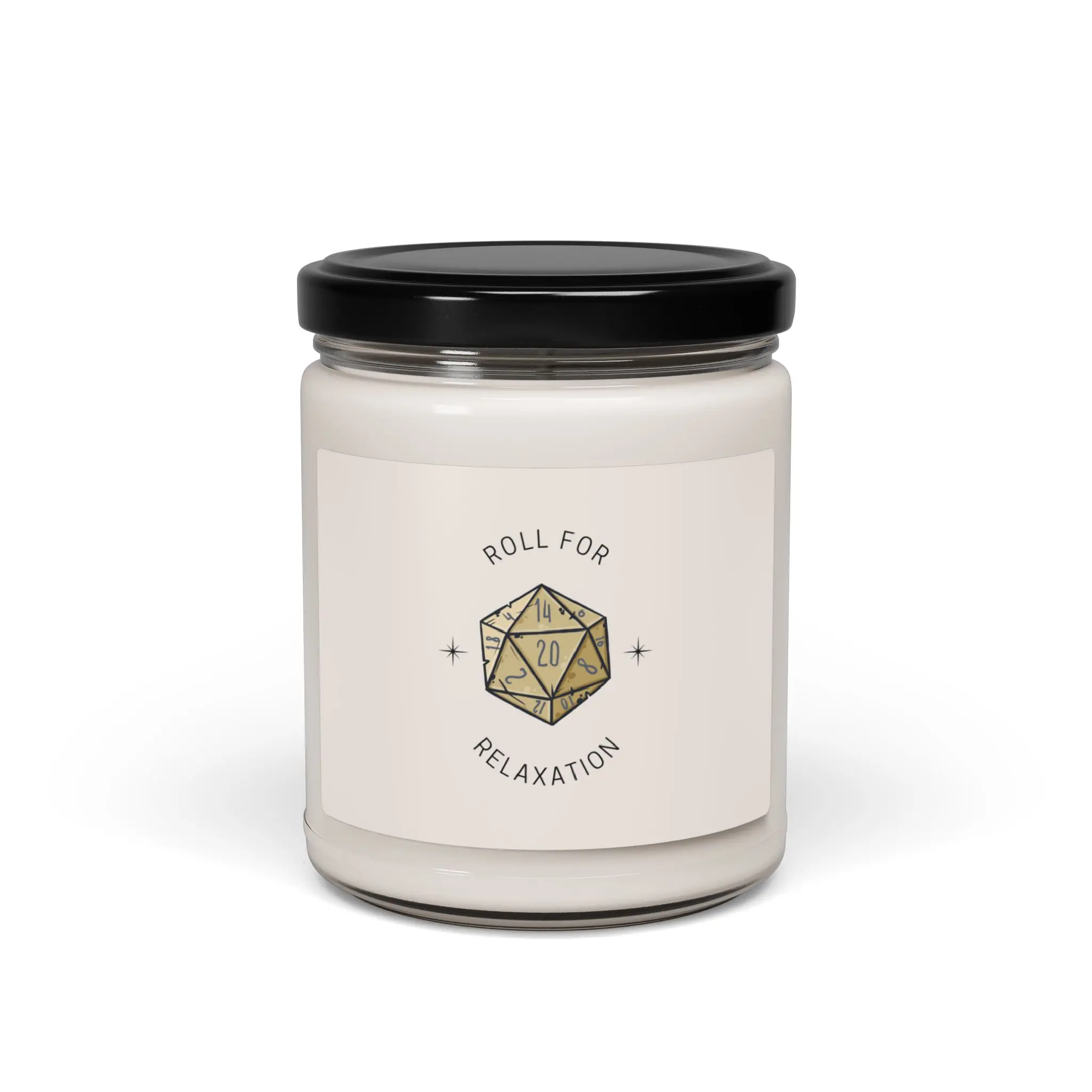 Roll 2 Rlx Dungeons and Dragons Candle Gift, Dungeon Master Present, Tabletop Roleplaying Decor, Fantasy Soy Candle, D&D Player Accessories