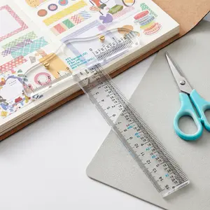 This T-square ruler is a precise alignment tool for crafting, cardmaking and scrapbooking.With distinct measuring marks and a stable T-shape, it ensures neat, symmetrical layouts for all your paper DIY projects-MM1