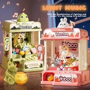 Children's claw machine, prize-dispensing toys, suitable for boys and girls, electronic claw machine, ideal for birthday parties, with lights and sounds, comes with 10 balls and 10 toys