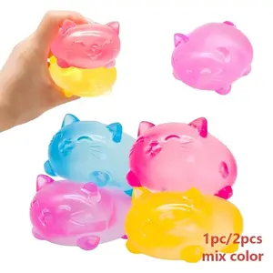 Mini cute kitten malt sugar soft toy - A slowly rising stress-reducing ball, suitable for stimulating sensory toys for adults and an anti-anxiety tool