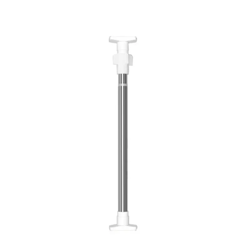 Telescopic Metal Closet Rod, Plastic Clothes Drying Rack, Durable Punch-Free Curtains Rack, Multi-Purpose Hanging Rack, Laundry Drying Rack, Clothes Drying Pole, Durable Sturdy Rack