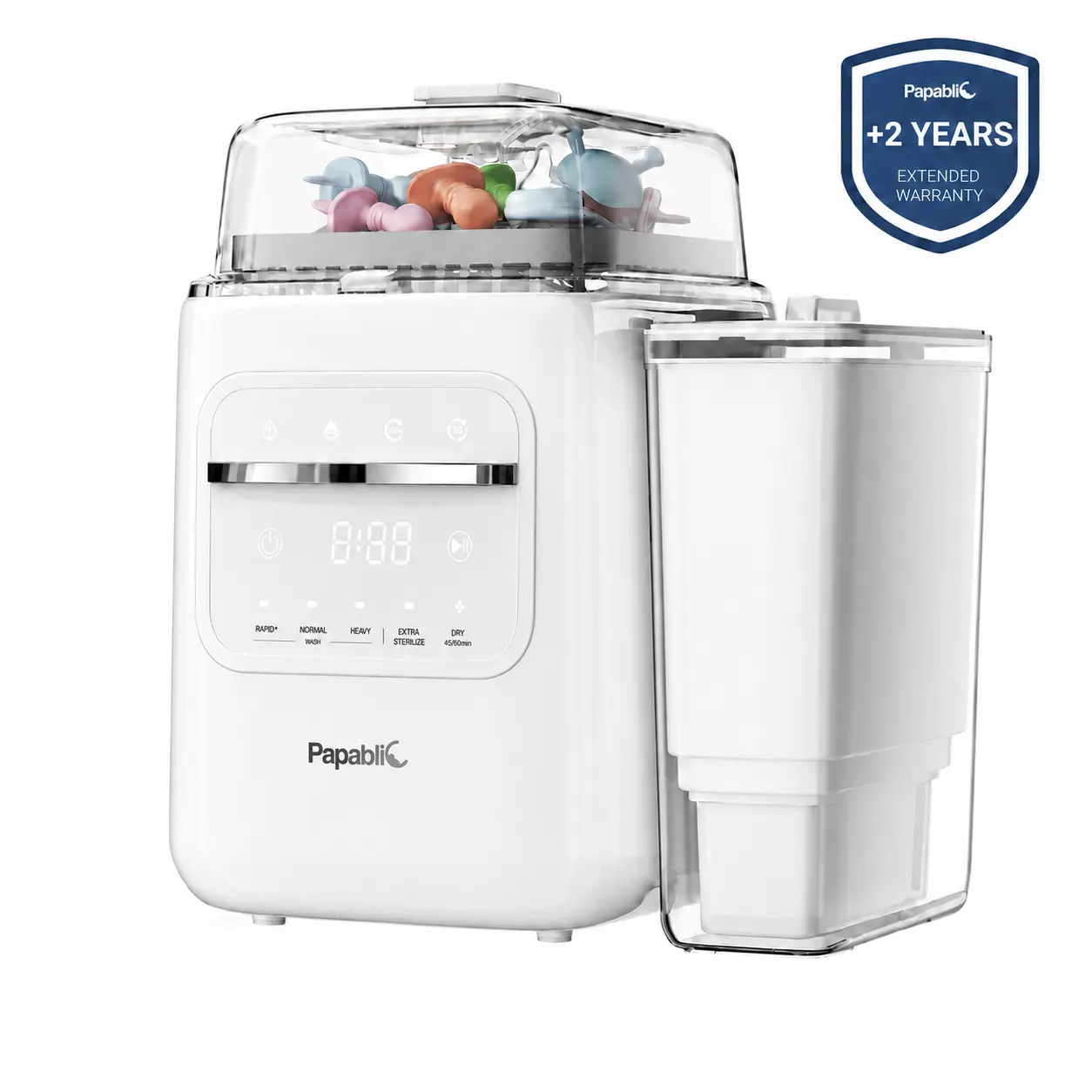 Papablic SafeguardPlus Baby Bottle Washer System, Includes Water Softener, All in One Machine for Easy Cleaning - Sterilizer and Dryer for Baby Bottles, Pump Parts, and Sippy Cups #tiktokshopbacktoschool