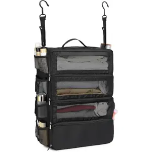 Suitcase Organizer Travel Bags Organizer for Luggage Compression Hanging Packing Cubes for Travel Carry on Closet (Bag Only)