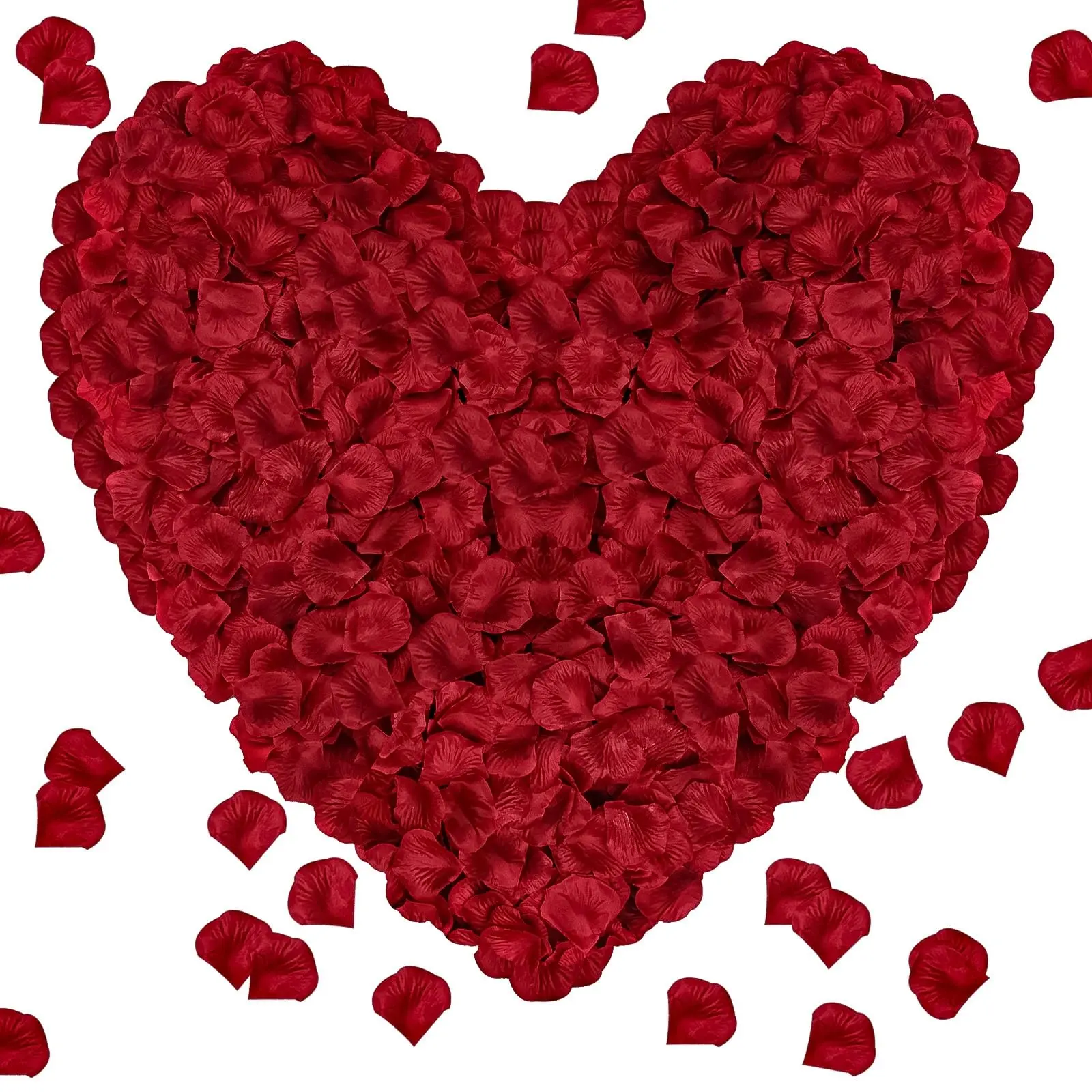 100-1000-2000 Rose Petals, Realistic Silk Rose Petals, Perfect for Romantic Nights, Weddings, Proposals, Anniversary Decorations, Artificial Flower Decoration, Floral Decor, Rose Flower Design