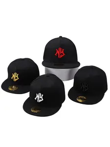 Unisex Ny Letter Embroidery Hip-Hop Cap, Fashionable Sports Baseball Cap, Adjustable Casual Hat, Suitable for Spring and Autumn