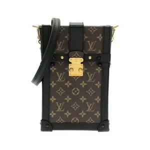Pre-owned Louis Vuitton Canvas Shoulder Bags Monogram Pochette Trunk Vertical Shoulder Bag