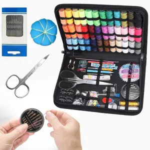 [Summervibes] A Set of 251 Pcs Large Sewing Kit for Adults,Premium Sewing Supplies of Needle and Thread for Beginners,Travel Emergency,Basic Home Hand Sewing Repair Kits,Tools & Hardware