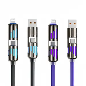#ClearanceSale Super Fast Charging Cable for iPhone & Android Devices, Type C Charging, USB Charge, 240w Power Consumption, Multiple Ports Design, Ideal for Daily Use