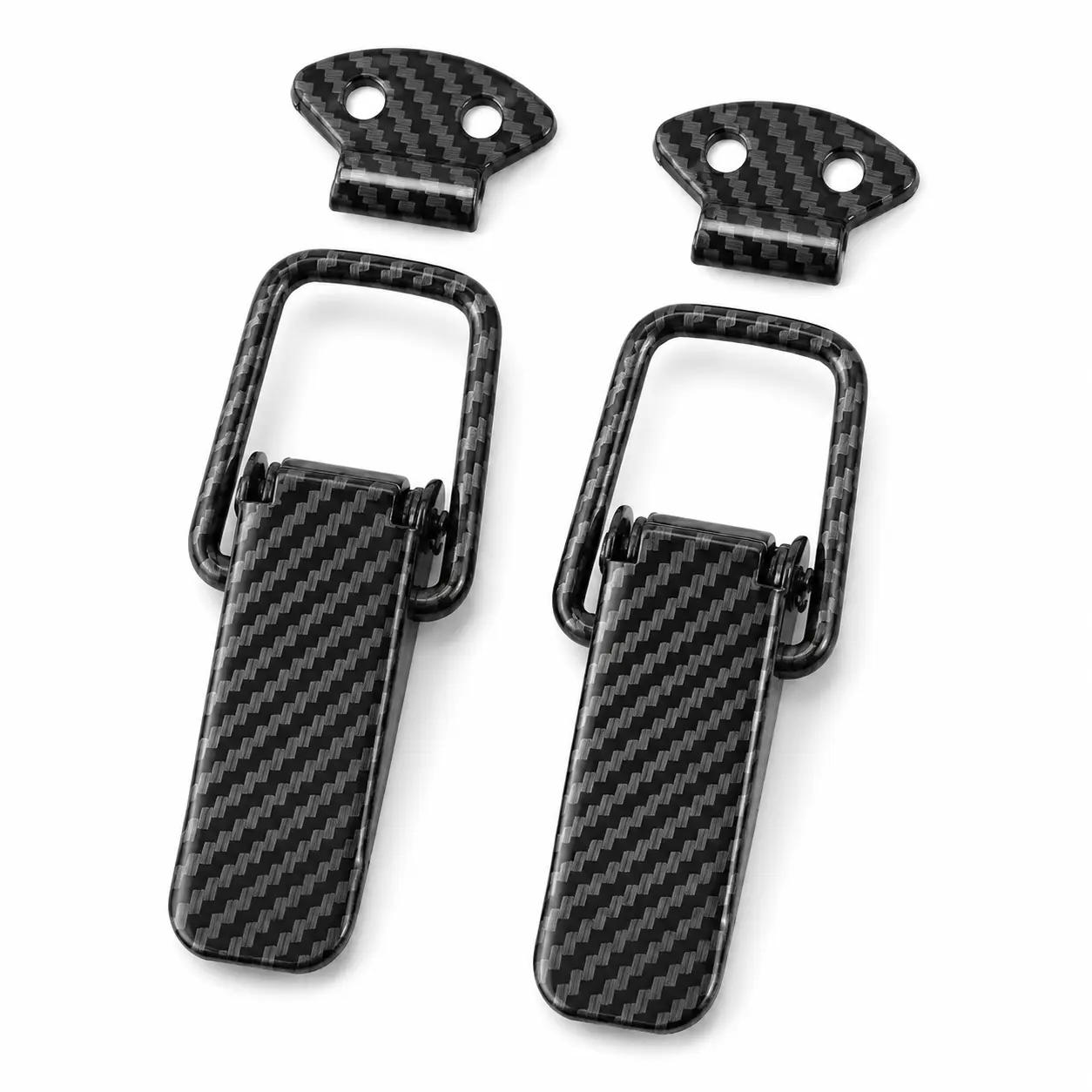 Universal Automotive Bumper Quick Release Latch Kit, Front Rear Bumper and Trunk Fasteners