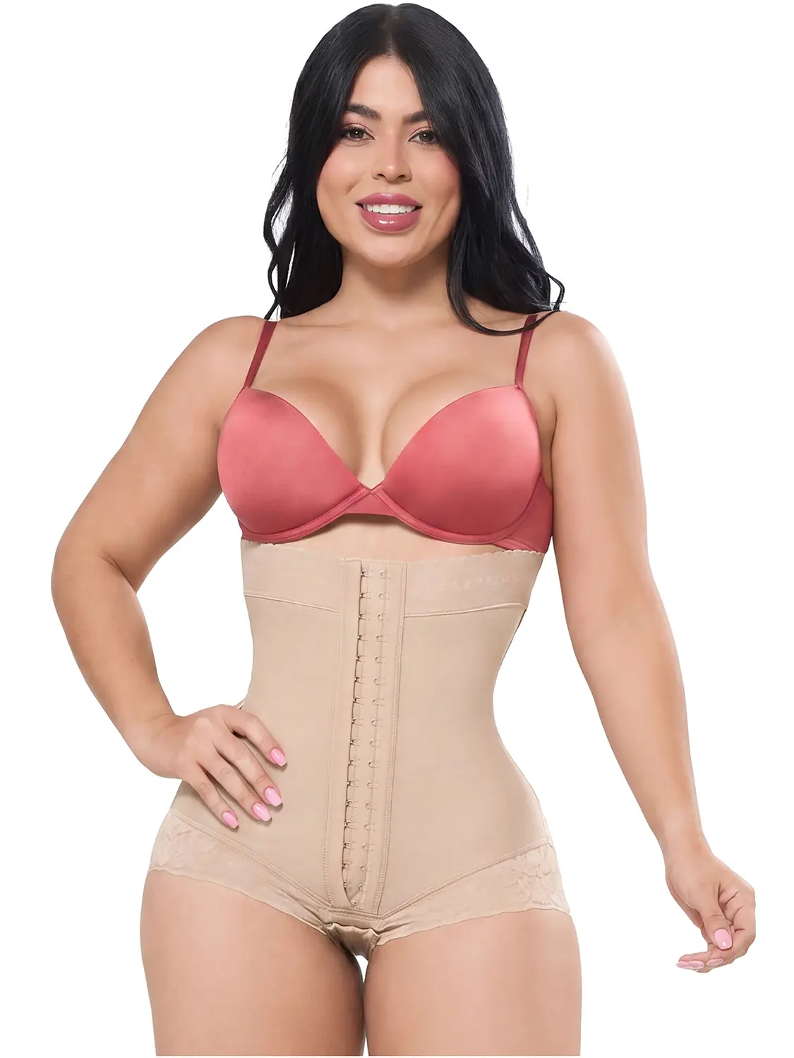 Salome 412-CCB Fajas Colombianas Slimming Bodysuit Women's Shapewear Tummy Control & Compression, Garment, Basic, Comfortable, Fit, Panty, Soft