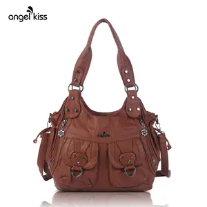 Angel Kiss Women's Fashion Shoulder Bag – Stylish, Waterproof PU Leather, Extra Large Capacity SpringStatements