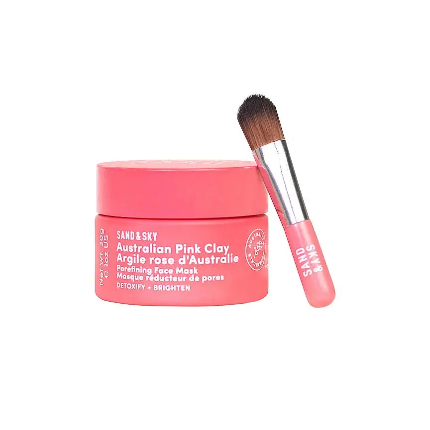 Sand & Sky Travel Australian Pink Clay Porefining Face Mask