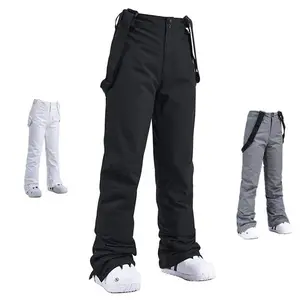 High-quality men’s and women’s thick thermal ski pants—windproof, waterproof bib pants suitable as snowboard pants—available in plus sizes, designed for warm outdoor winter use.