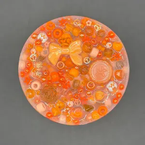 Orange Silicone Picky Pad – The Ultimate ADHD Fidget for Skin Picking, Hair Pulling & Stress Relief! Soft Squishy Silicone