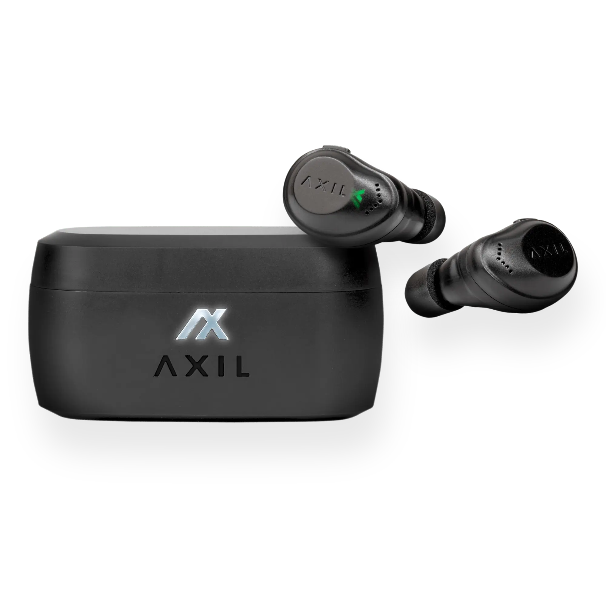 AXIL XCOR PRO True Wireless Earbuds Bluetooth 5.2 with Touch Control & Digital Hearing Protection Wind Resistant High Quality Headphones for Hands-Free Communication