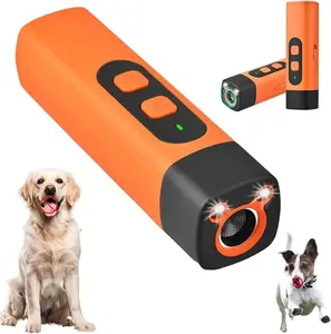 Sonic Dog Bark Deterrent Device -Barking Devices Rechargeable with LED Flashlight, Indoor-Outdoor Use, for Training to Correct Bad Behavior