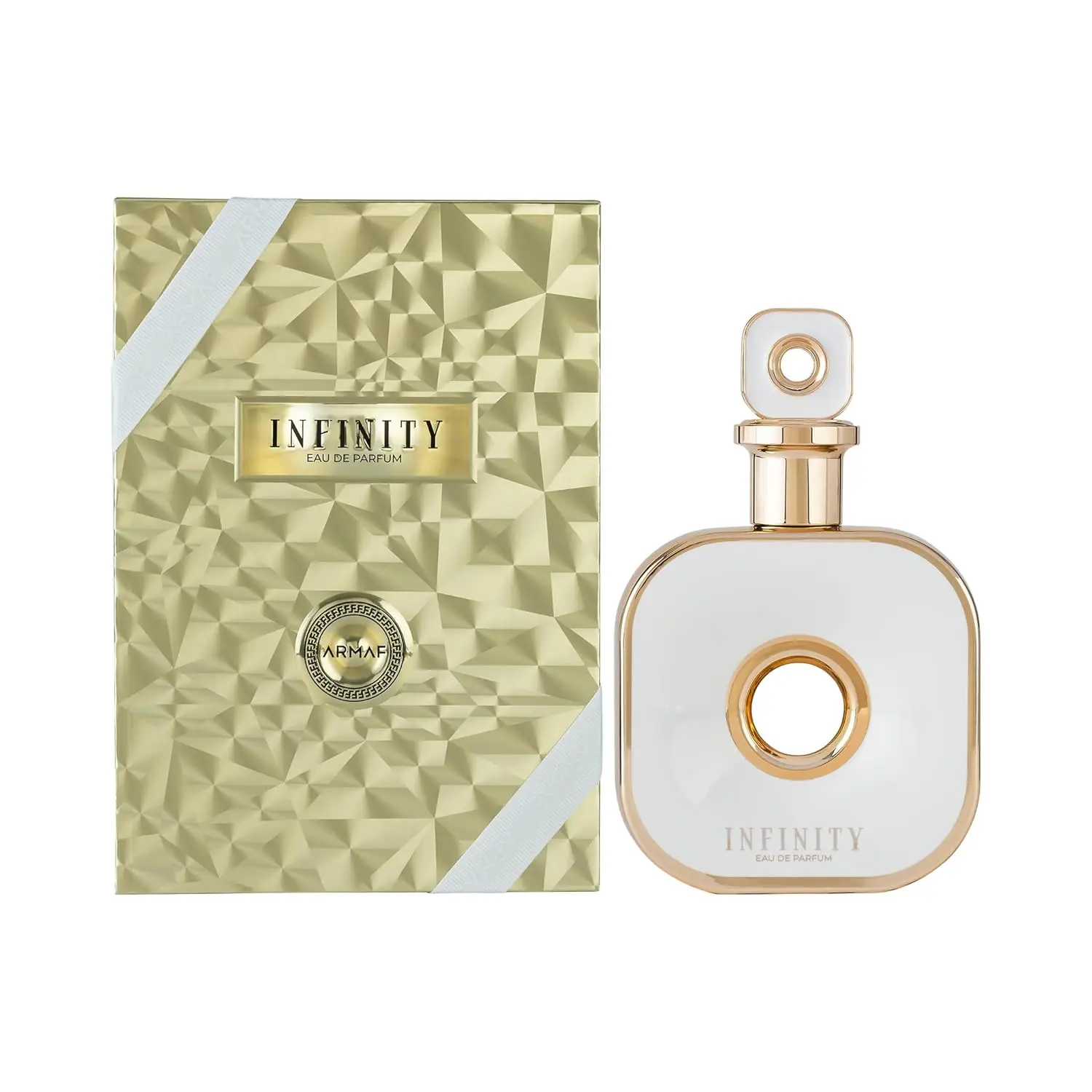 Armaf Infinity Gold for Women Eau de Parfum Spray 3.5 oz 105 ml - with Pear Lavender Rose Ylang-Ylang Jasmine Musk Vanilla Moss Notes LOng Lasting Fragrance