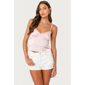Imani Satin Effect Tank Top
